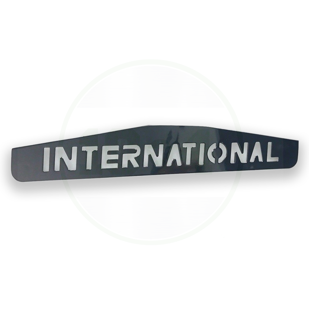 310-635 Chrome Mud Flap Weight INT. Logo