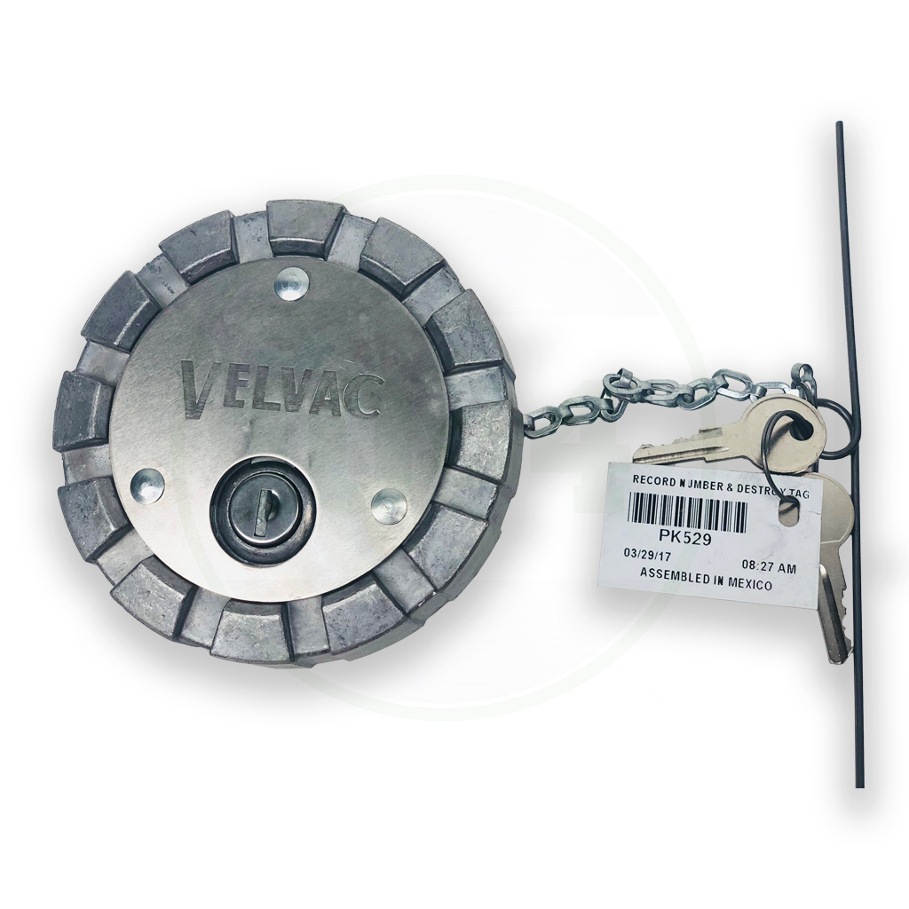 600185-6 Locking Fuel Tank Cap 3" Threared
