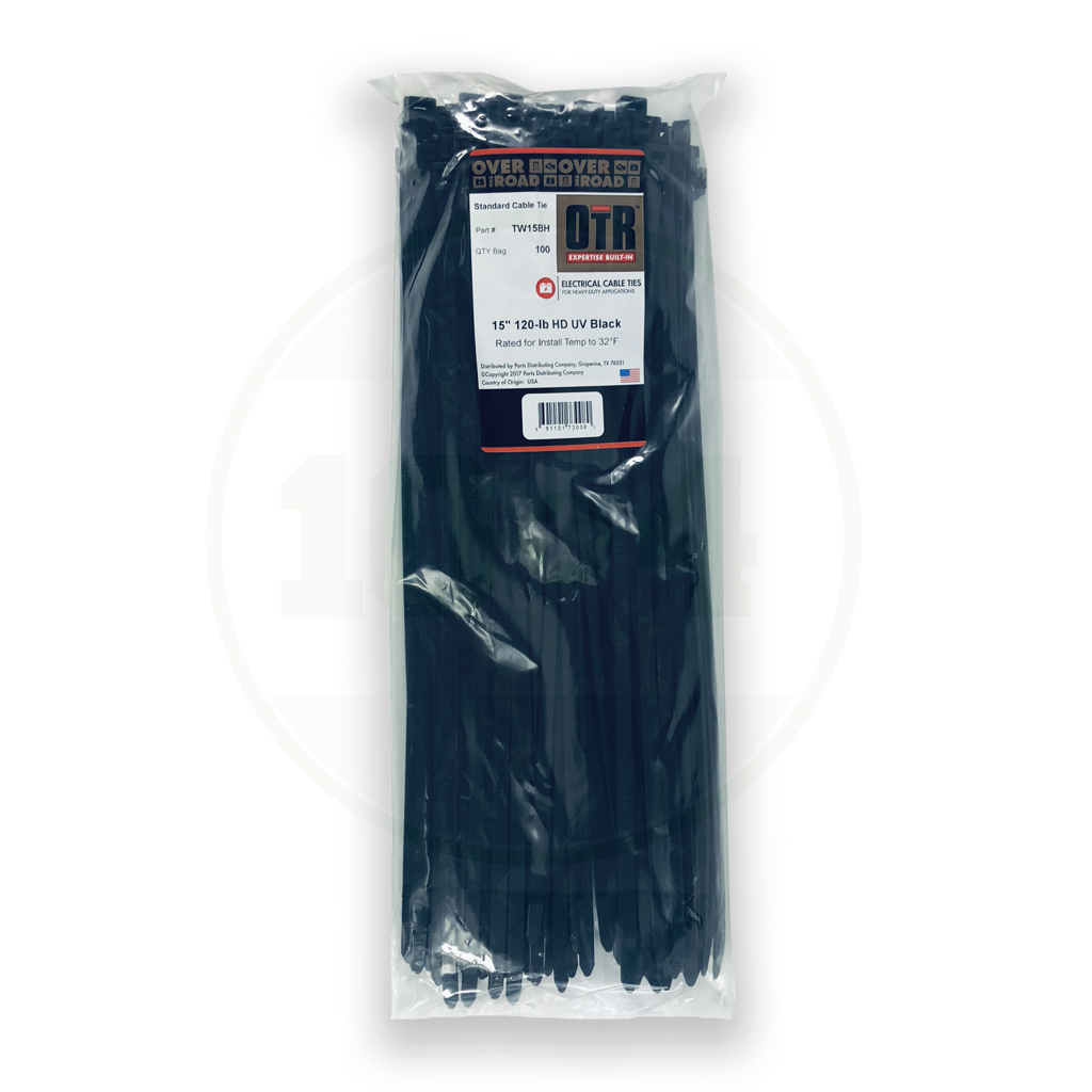 TW15BH HD Tie Wraps 15"