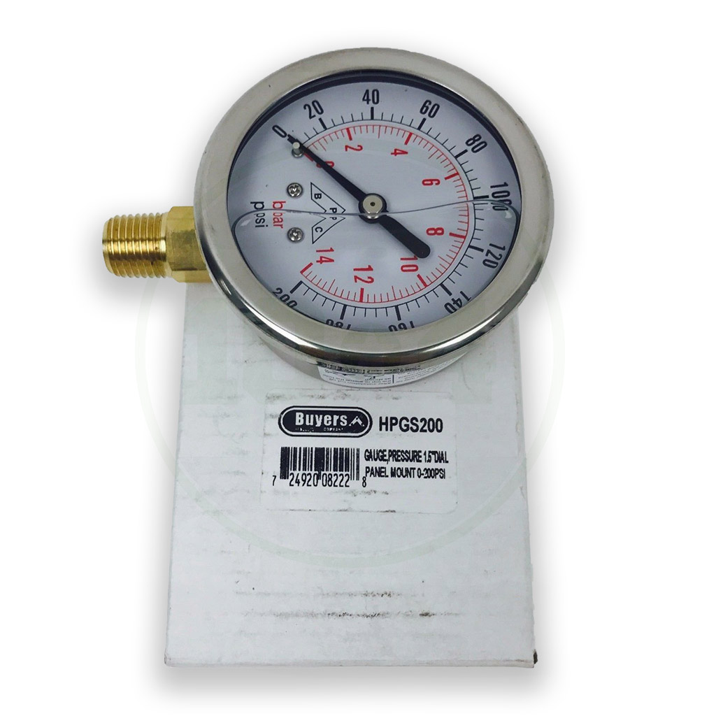 HPGS200 Air Pressure Gauge 0-200 PSI