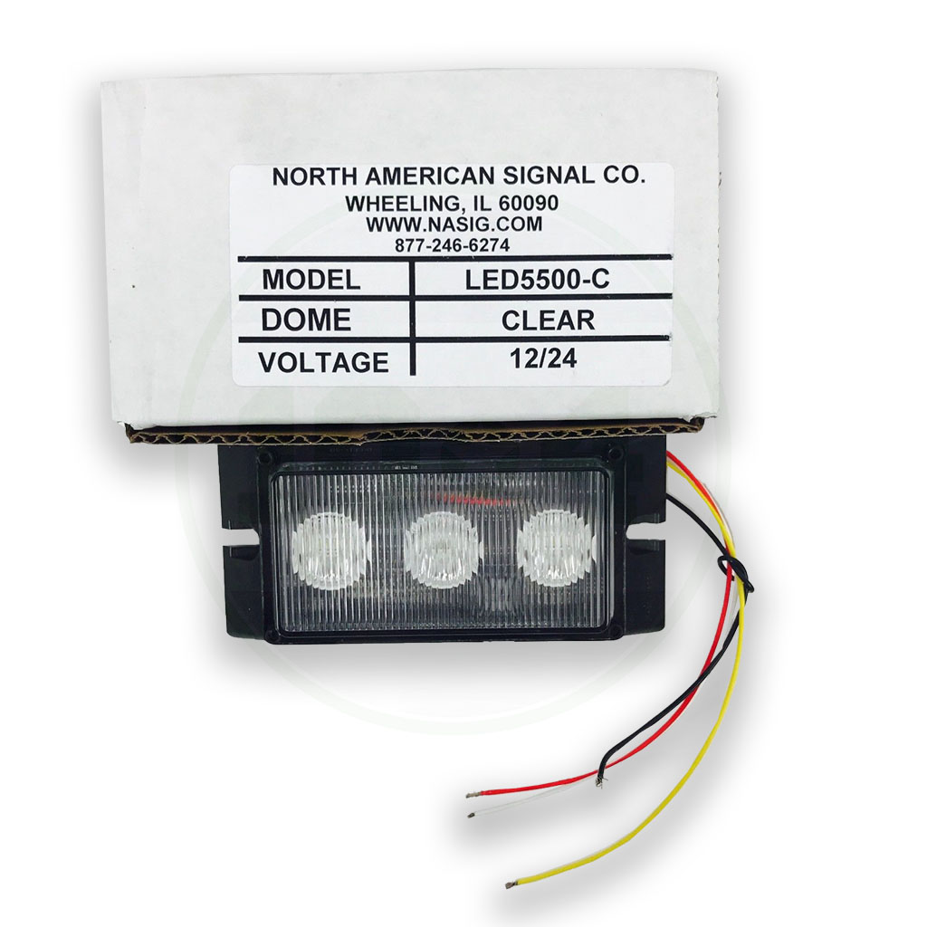 LED5500-C Stobe Light Clear 12-24V