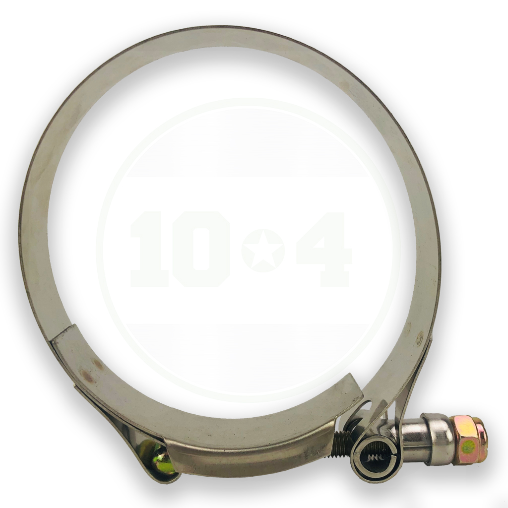 Dixon HSTBC1000 HD T-Bolt Clamp - 10 Inch ID, 300 Series Stainless Steel | Heavy Duty Industrial Hose Clamp