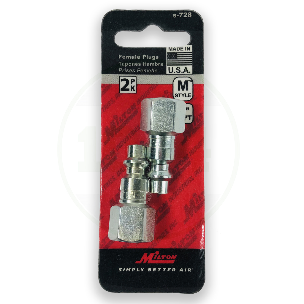 S728 Female Air Coupler Plug - Pack of 2