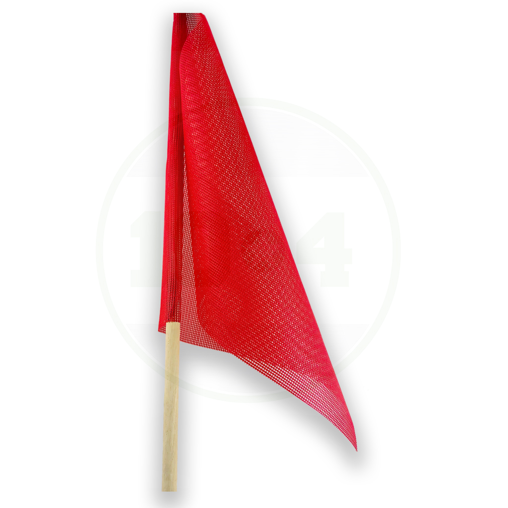 3677 Red Mech Warning Flag