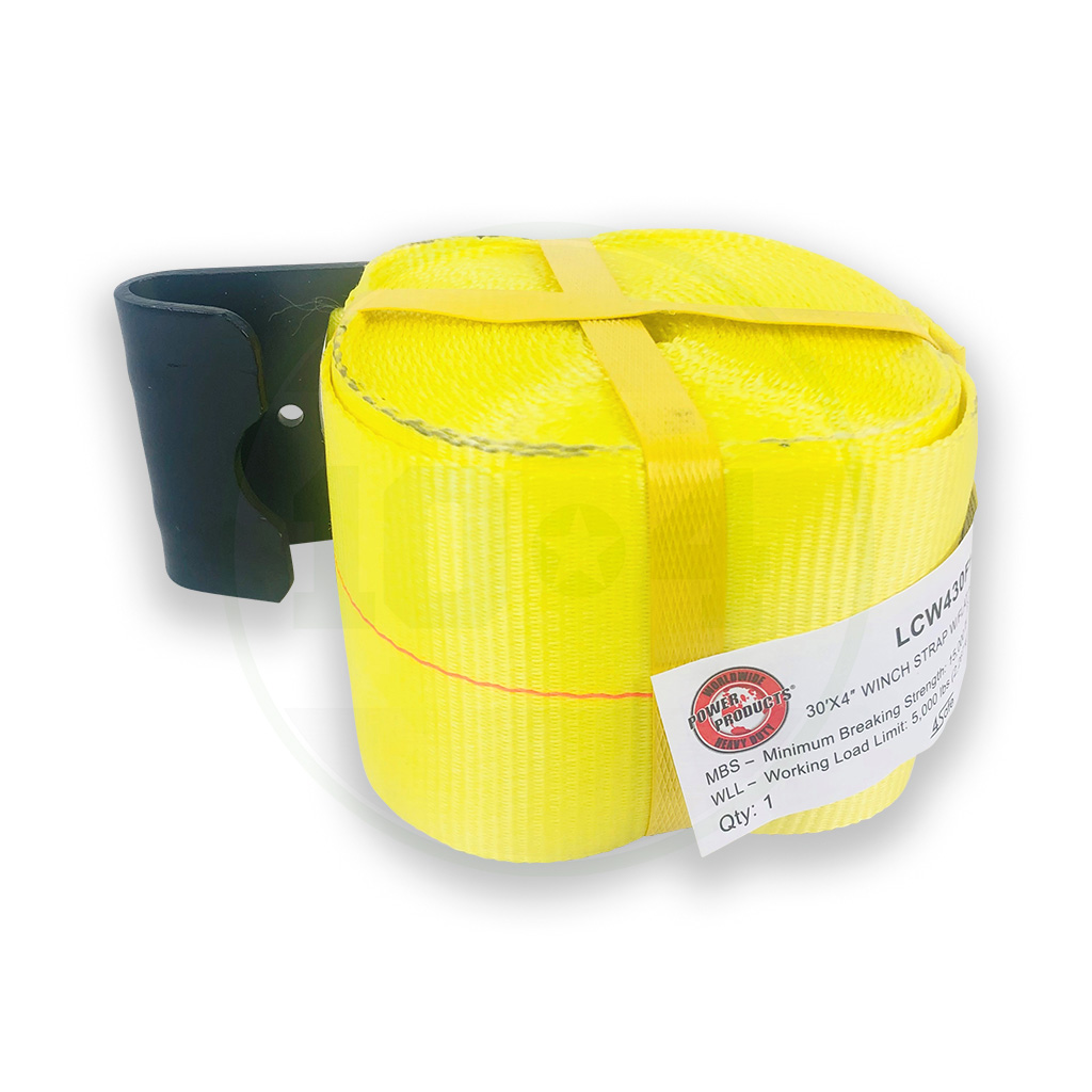 LCW430FH Winch Strap 4"x 30'