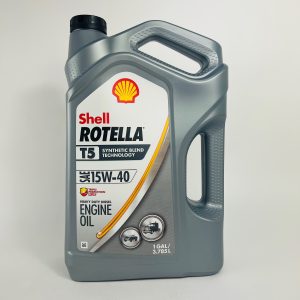 SHELL ROTELLA® 550045348 T5 15W-40 SYNTHETIC BLEND HEAVY DUTY